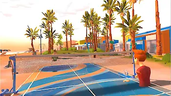 Screenshot von Badminton Time! VR