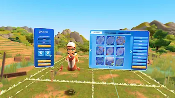 Screenshot von Badminton Time! VR