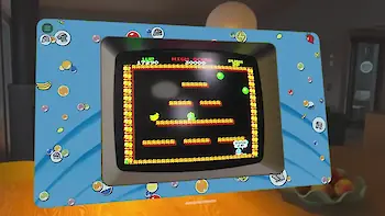 Screenshot von Retrocade (Apple Vision Pro)