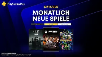 PS Plus Oktober 2026 bringt F1 25, Hunt: Showdown 1896 und EDF