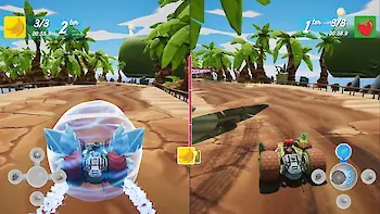 Screenshot von All-Star Fruit Racing