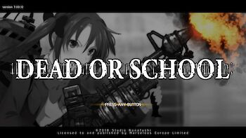 Titelbild von DEAD OR SCHOOL (English) (PC, PlayStation 4, Nintendo Switch)