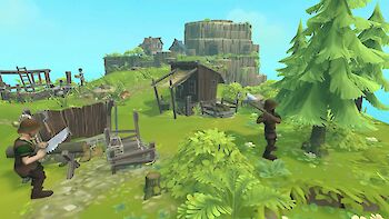 Screenshot von Townsmen VR