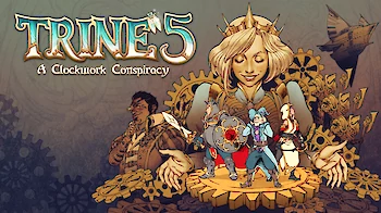 Titelbild von Trine 5: A Clockwork Conspiracy (PC, PlayStation 4, PlayStation 5, Nintendo Switch, Xbox One, Xbox Series X|S)